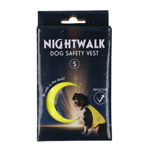 Nightwalk Dog Safety Vest Yellow Small