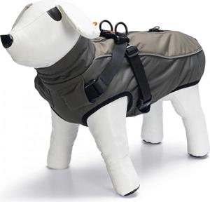 Beeztees Milo - Hondenjas + Hondentuig - Grijs - 52 cm