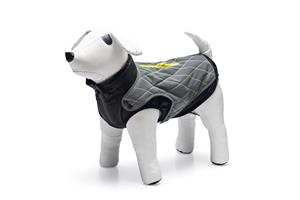 Beeztees safety gear Allia reflecterend grijs hondenjas 62cm