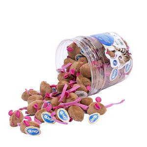 Duvo+ Pluche Veldmuis 60 stuks in tube - per stuk