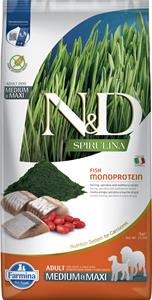 N&D Spirulina hondenvoeding Haring medium/maxi 7 kg