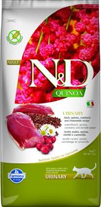 N&D Quinoa kattenvoeding Urinary Eend 5 kg