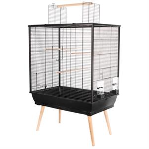 vandermeer ZOLUX VOGELKOOI NEO JILI ZWART 78X48X81/112 CM