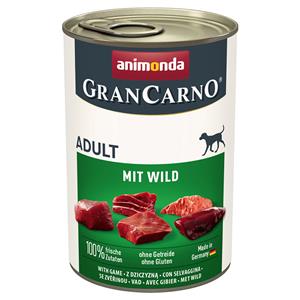 Animonda GranCarno Original 12/24 x 400 g - Wild 12x400g