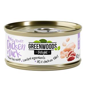 Greenwoods Delight Kipfilet met Eend 24 x 70 g