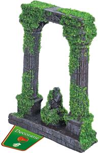 De Boon Ruine 2X Zuil + Beeld En Mos 12CM