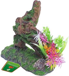 De Boon Boomstronk + Mos En Plant 17CM