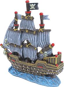 De Boon Gezonken Piratenschip Gekleurd 25CM