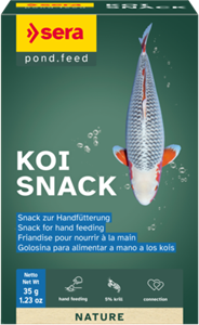Sera Koi Snack - Versterk de Band met Uw Koi | Licht Verteerbare Handvoer Vijverstaafjes