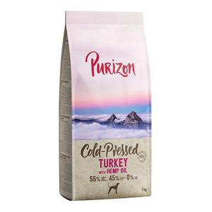 Purizon 1 kg  voor een probeerprijs! Coldpressed Kalkoen met Hennepolie