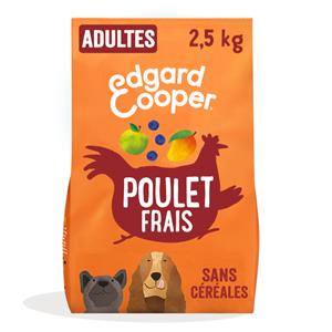 2,5kg Edgard & Cooper Adult Graanvrij Kip - Droog hondenvoer