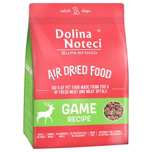 Dubbelpak: 2x1kg Dolina Noteci Superfood Adult droogvoer met wild droogvoer voor honden