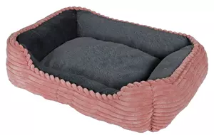 Boon Divan corduroy 50x40cm roze/grijs