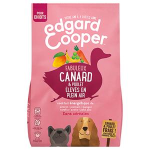 Edgard & Cooper 12kg  Puppy eend, kip graanvrij - Droog hondenvoer