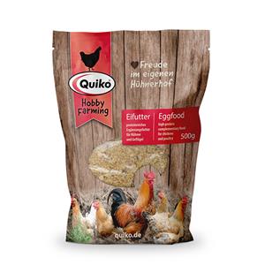 Zooplus Dubbelpak: 2 x 500 g Quiko Hobby Farming Eivoer Vogel
