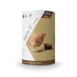 750g Verm-X Pluimveekorrels strooisel & Onderhoud Vogel