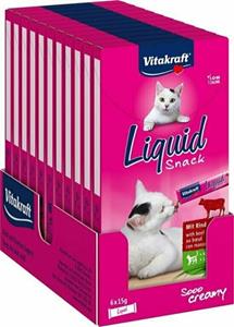 Vitakraft cat liquid snack rund & inuline