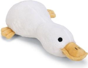 Beeztees Eend Peppin - Hondenspeelgoed - Pluche - Wit - 36x23x9 cm