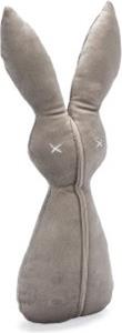 Designed by Lotte Konijn Alina - Hondenspeelgoed - Velvet - Grijs - 27x14x6 cm