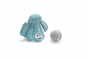 BEEZTEES Hide and Seek Schelp - Hondenspeelgoed - Pluche - 18x16x8 cm