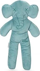 BEEZTEES Olifant Elvy - Hondenspeelgoed - Pluche - Blauw - 40x24x5 cm