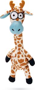 Beeztees Giraffe Zwiep - Hondenspeelgoed - Pluche - Beige - 35x11x7 cm