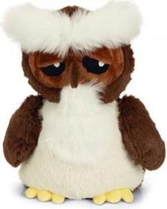 Beeztees Uil Sepp - Hondenspeelgoed - Pluche - Wit"Bruin - 30x20x12,5 cm