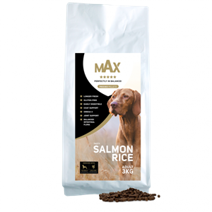 Max Adult zalm"rijst geperst