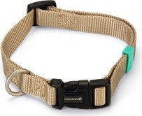 Beeztees Uni - Halsband Hond - Nylon - Beige - 35-50cmx20mm