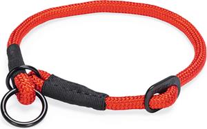 BEEZTEES Premium Parinca - Hondenhalsband - Rond - Nylon - Rood - 45x1 c