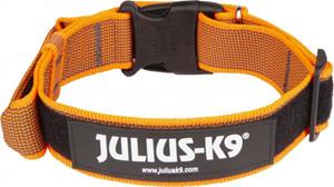 Julius-K9 Halsband Met Beveiligingssluiting - Oranje - 40mm x 38-53cm