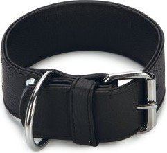 Beeztees Vintage - Halsband Hond - Leer - Zwart - 50 cm x 50 mm