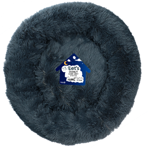 Let's Sleep Donut 100 cm Donkergrijs