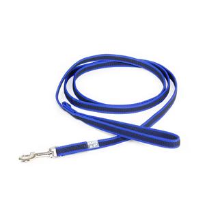 Julius-K9 Hondenriem - 14mm x 1m - Met handvat - Blauw