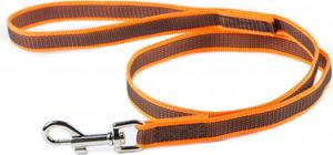 Julius-K9 Super-Grip Leash - Orange-Gray 1m/20mm