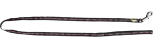 Julius-K9 IDC nylon lijn - zonder handvat - 14 mm x 1 m - zwart met rood