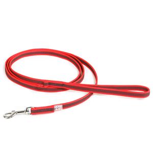 Julius-K9 Hondenriem - 14mm x 2m - Met handvat - Rood