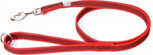 Julius-K9 Hondenriem - 20mm x 1,2m - Met handvat & O-ring - Rood