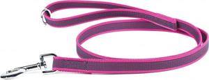 Julius-K9 Antislip Hondenriem - 20mm x 1,2m - Met handvat & O-ring - Roze