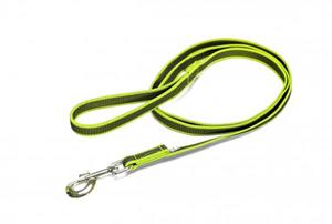 Julius-K9 Antislip Hondenriem - 20mm x 2m - Met handvat - Neon