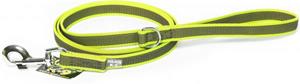 Julius-K9 Antislip Hondenriem - 20mm x 1,8m - Met handvat & O-ring - Neon