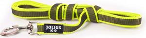 Julius-K9 Lange lijn hond - Antislip - 20mm x 3m - Met handvat - Neon