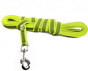 Julius-K9 Lange lijn hond - Antislip - 20mm x 5m - Neon