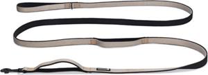 Beeztees Parinca Premium - Hondenriem - Nylon - Lichtgrijs - 300 cm x 20 mm