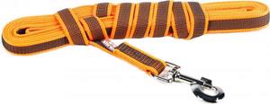 Julius-K9 Lange lijn hond - Antislip - 20mm x 5m - Met handvat - Oranje