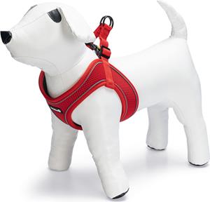 Beeztees Premium Parinca Instaptuig - Hondentuig - Nylon"Neopreen - Rood - 38-44x2 cm