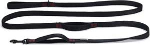 Beeztees Parinca Premium - Hondenriem - Nylon - Zwart - 300 cm x 25 mm