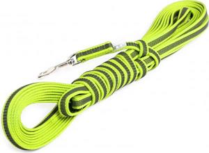 Julius-K9 Lange lijn hond - Antislip - 14mm x 10m - Met Handvat - Neon