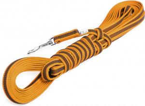 Julius-K9 Lange lijn hond - Antislip - 14mm x 10m - Met Handvat - Oranje