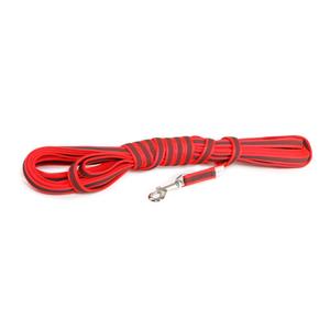 Julius-K9 C&G - Super-grip riem. Roze/grijs. 14mm/10m met handvat. Maximaal 30kg
